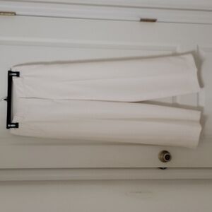 Alexander Wang Size 0 White Wide Leg Trousers, Lined, Excellent Used Condition